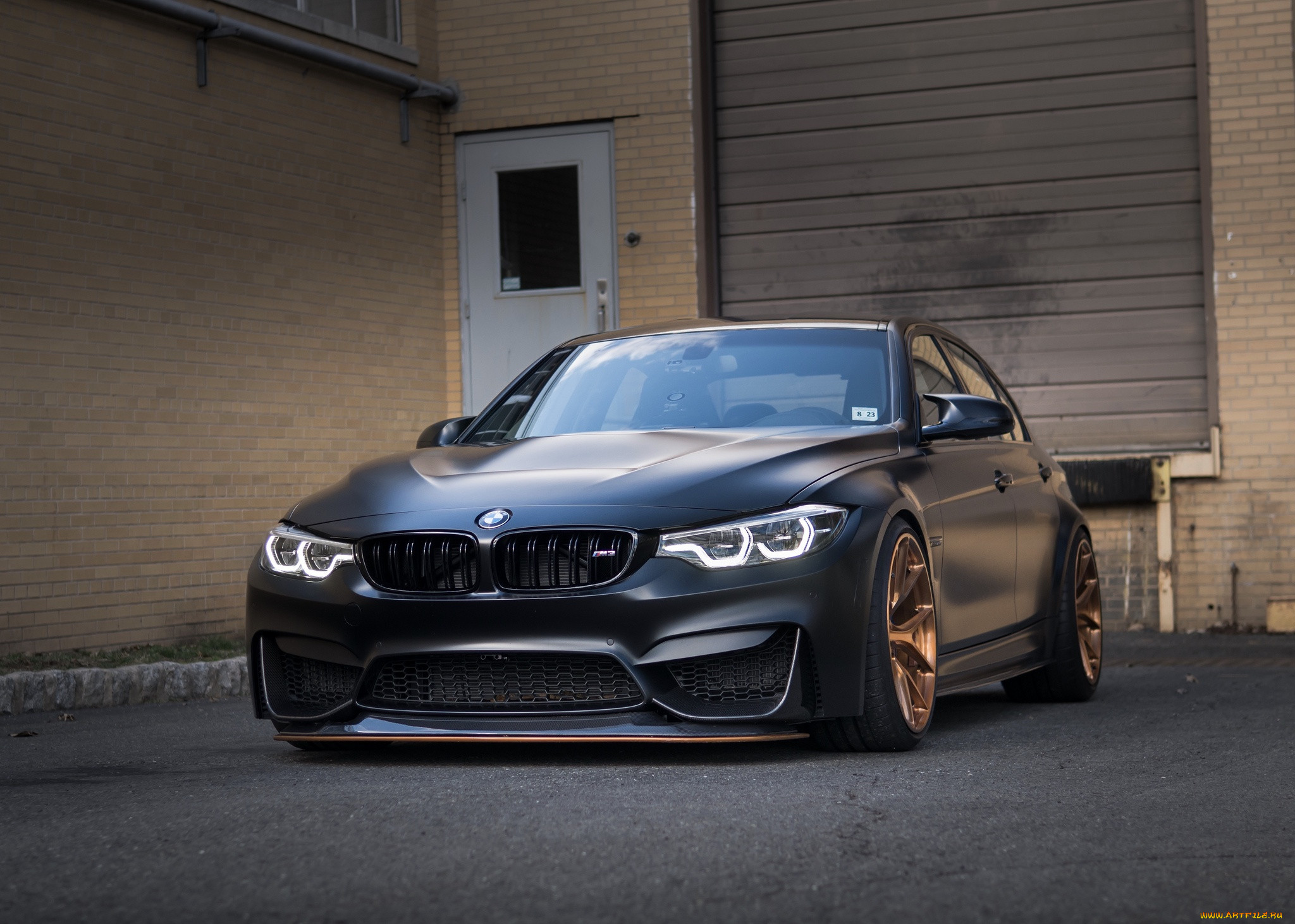 , bmw, black, f80, sight, led